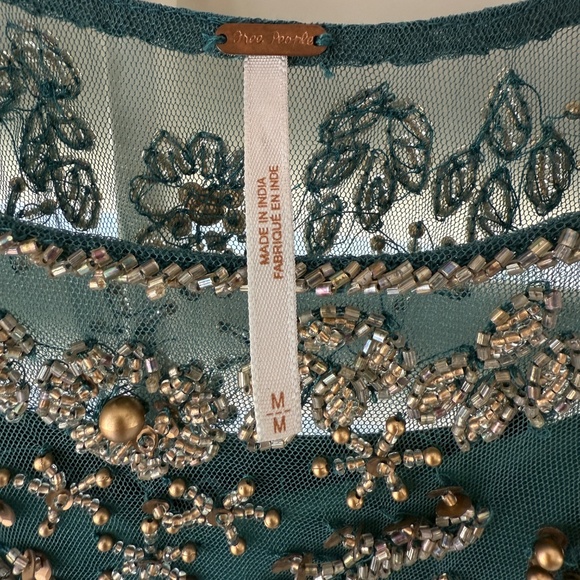 Free People Embellished Palms Tunic & Matching FP Intimates Slip - Picture 3 of 9